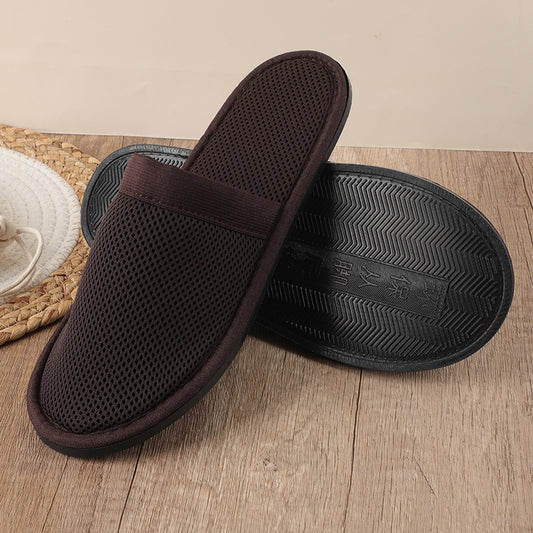 Sandwich slippers can be washed with water. They are suitable for use in hotels, guesthouses, inns, clubs and are anti-slip. They are non-disposable slippers.